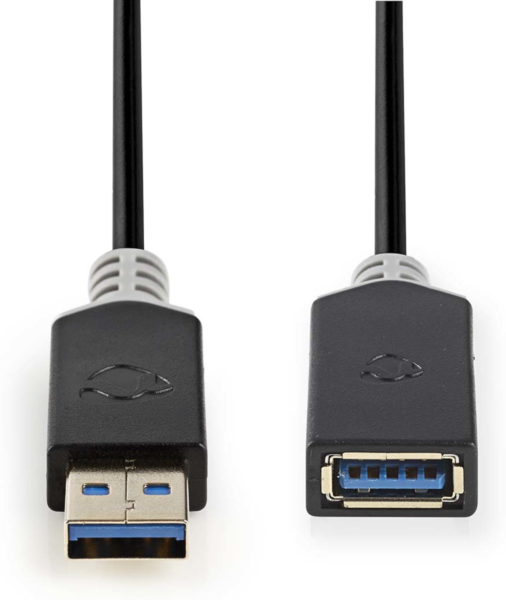 USB 3.0 Cable | A Male - A Female | 2.0 m | Anthracite